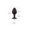 Toosh Black Silicone Butt Plug Medium