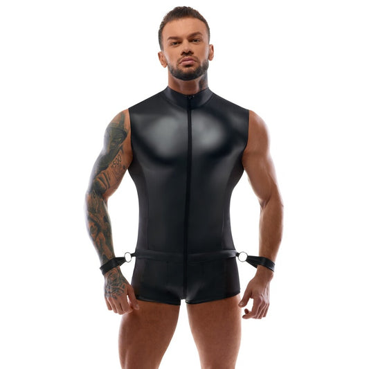body jumpsuit with restraints