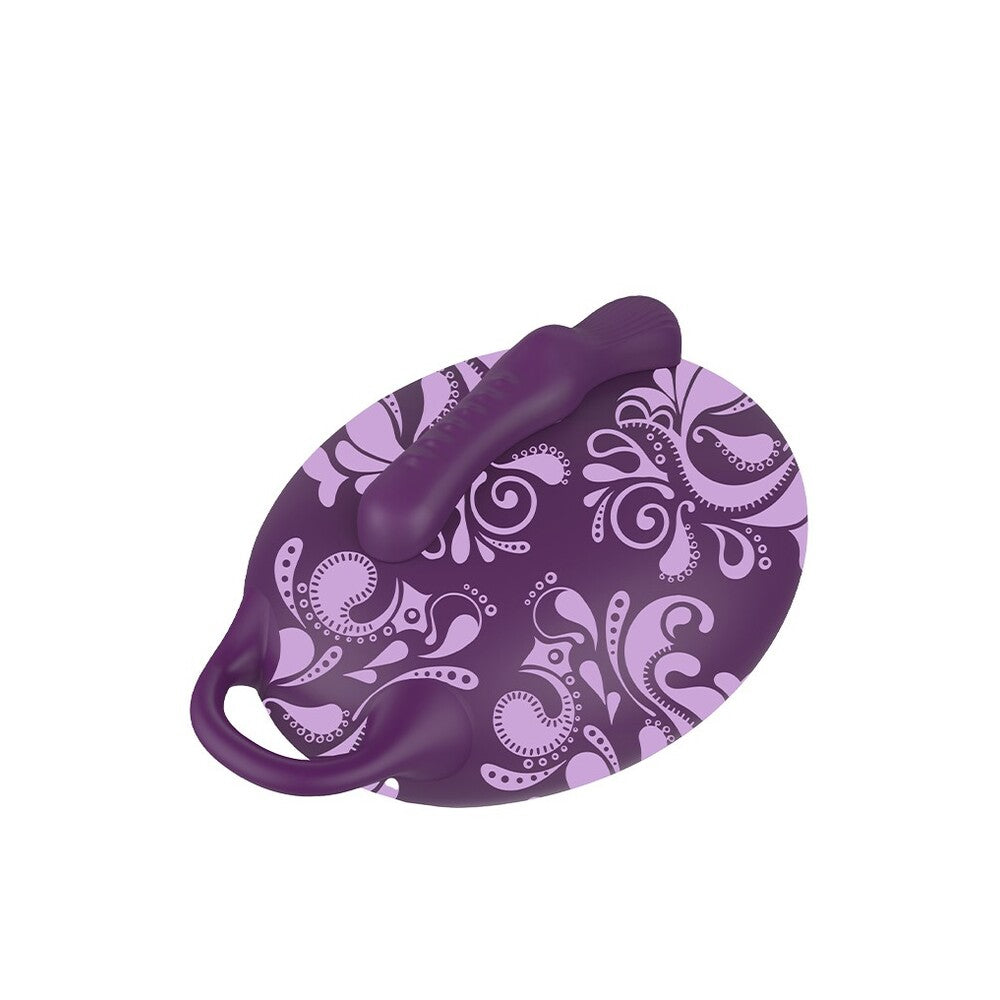 bouncy bliss sit on vibrator purple