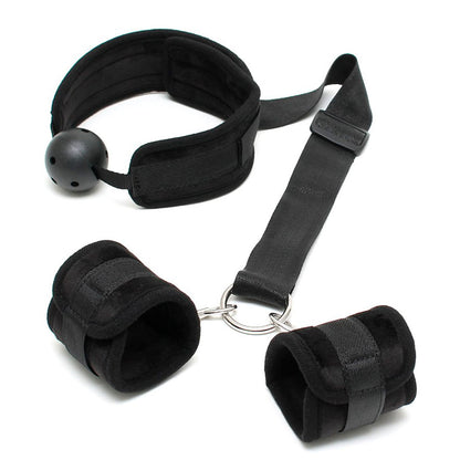 breathable mouth gag with cuffs