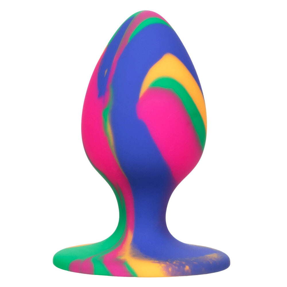 cheeky medium tie dye butt plug
