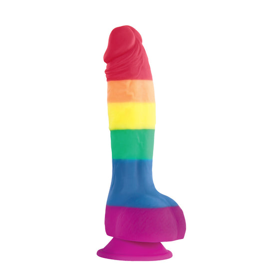 colours pride edition 6 inch realistic silicone dildo with balls
