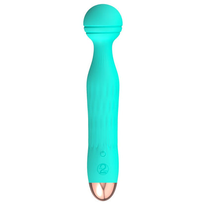 cuties silk touch rechargeable mini vibrator green