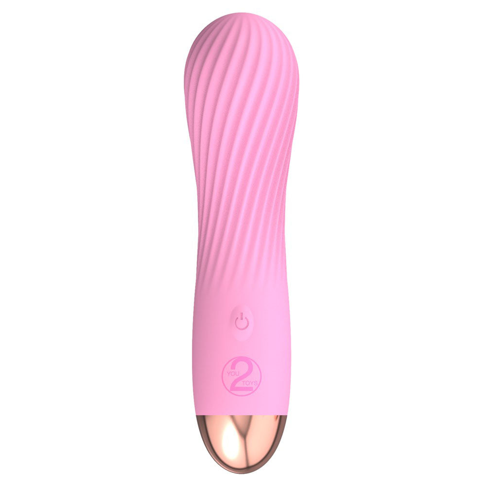 cuties silk touch rechargeable mini vibrator pink