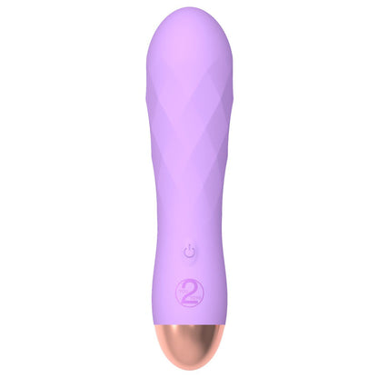 cuties silk touch rechargeable mini vibrator purple