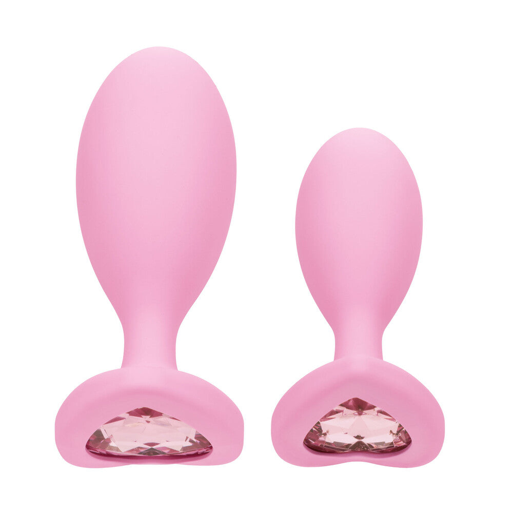 first time crystal booty duo butt plugs