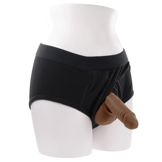 gender x stand to pee silicone dark flesh