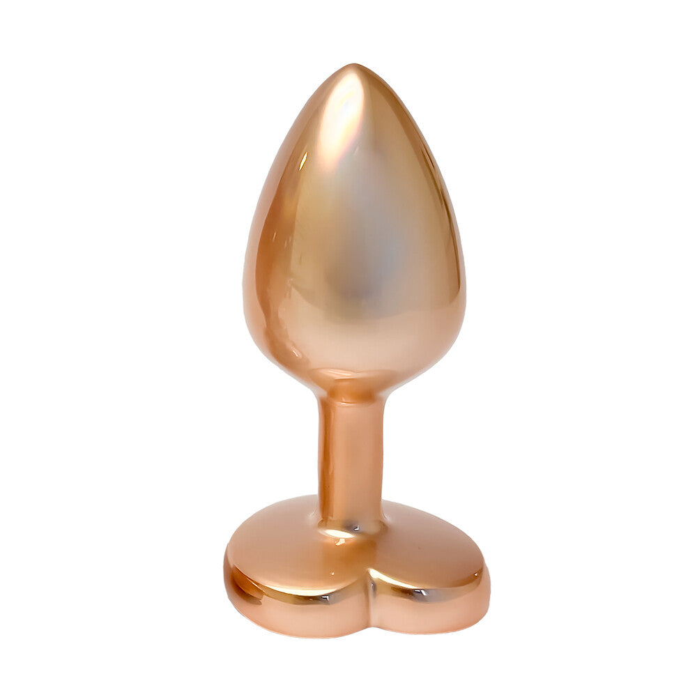 gleaming love pearl gold butt plug small