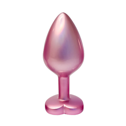 gleaming love pearl pink butt plug medium