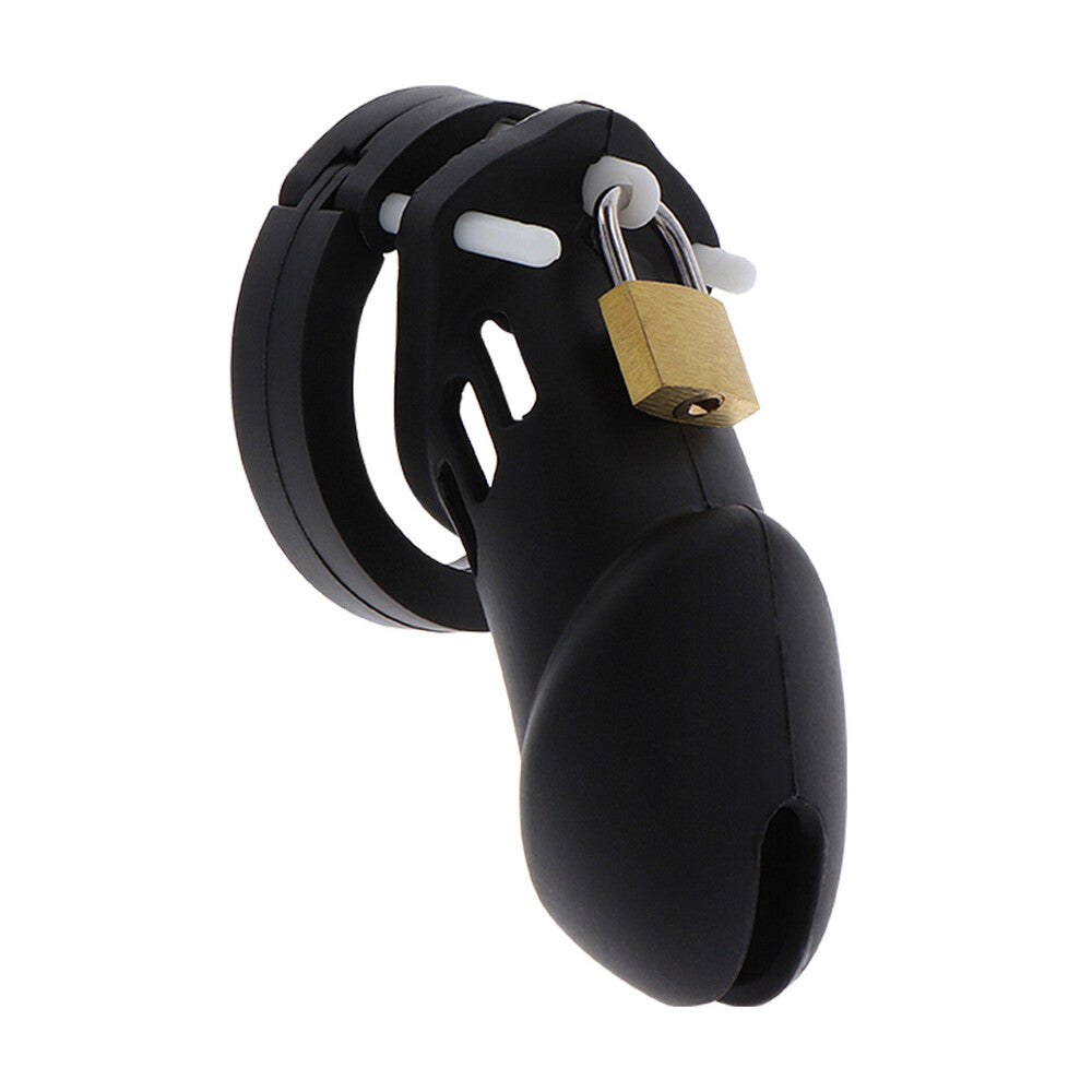 hidden desire extreme chastity silicone cock cage large