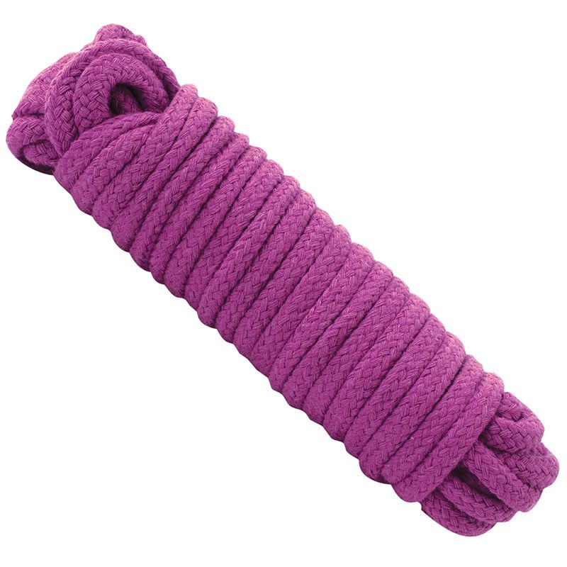 japanese style bondage rope in purple