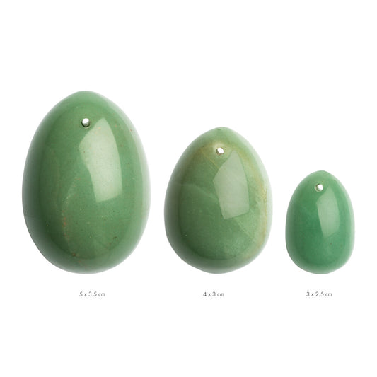 la gemmes yoni egg set jade