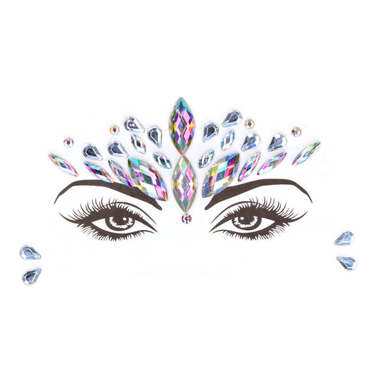 le desir dazzling crowned face bling sticker