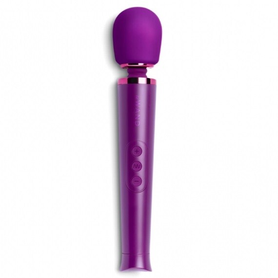 le wand petite rechargeable vibrating massager dark cherry