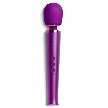 le wand petite rechargeable vibrating massager dark cherry