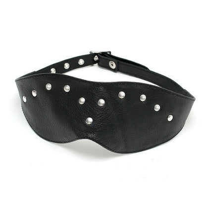 leather blindfold mask