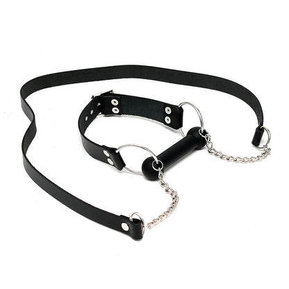 leather horse bit gag and reins
