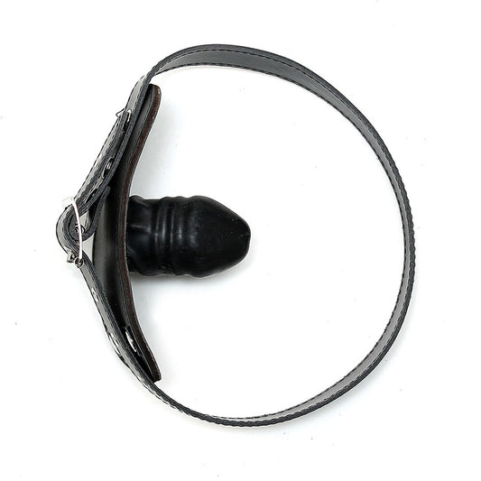 leather penis gag