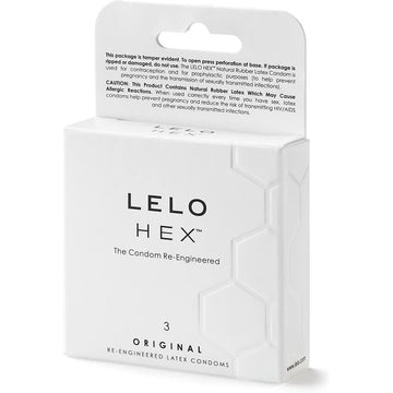 lelo hex original condoms 3 pack