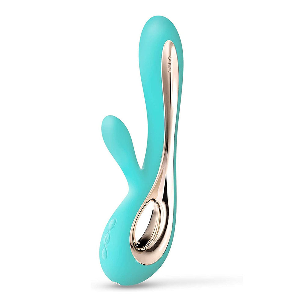 lelo soraya 2 dual rabbit vibrator aqua