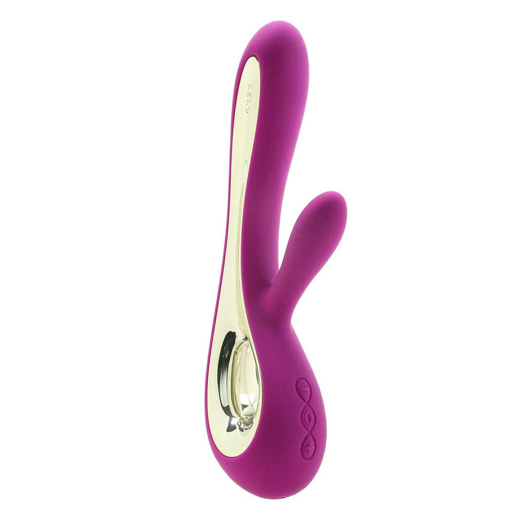 lelo soraya 2 dual rabbit vibrator deep rose