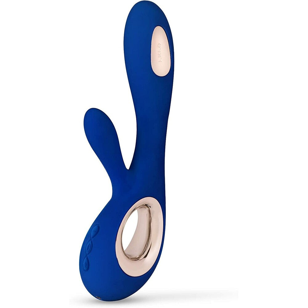 lelo soraya wave dual action vibrator midnight blue