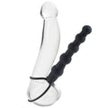 love rider beaded dual black penetrator