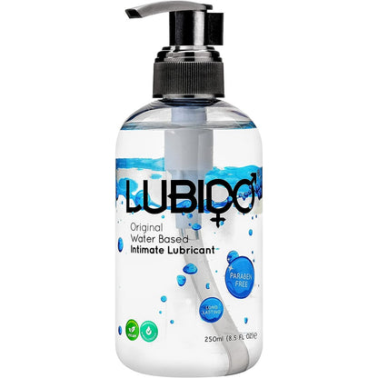 lubido 250ml paraben free water based lubricant