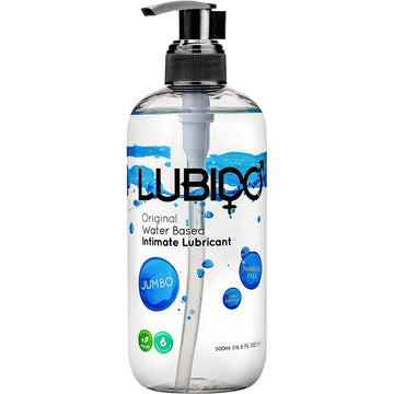 lubido 500ml paraben free water based lubricant