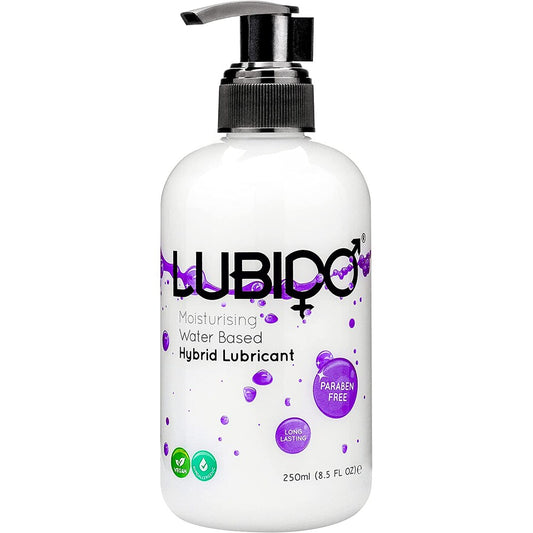 lubido hybrid 250ml paraben free water based lubricant