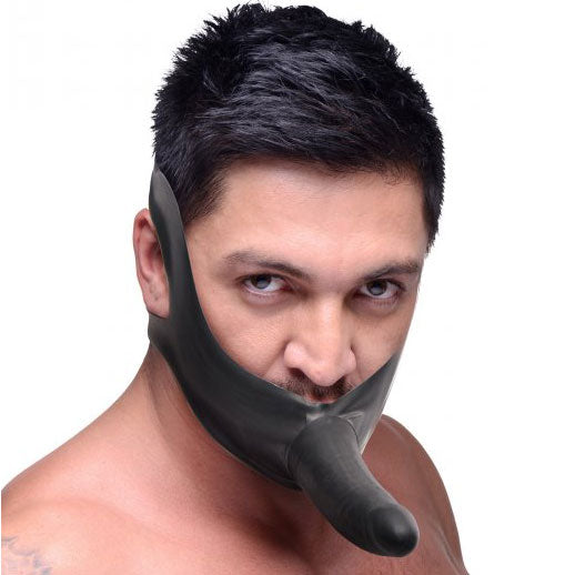 master series face strap on and mouth gag