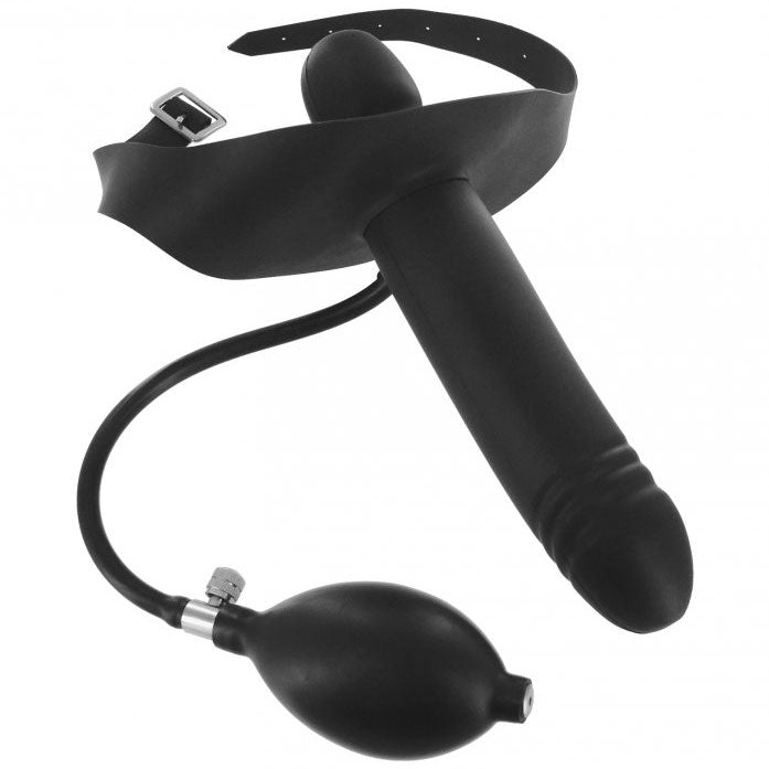 master series inflatable gag with dildo