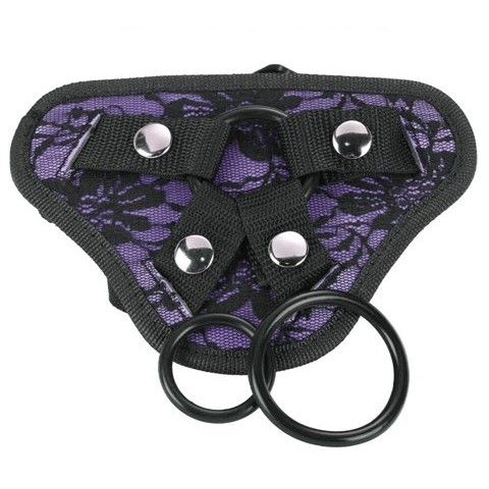 me you us lace harness with bullet pocket