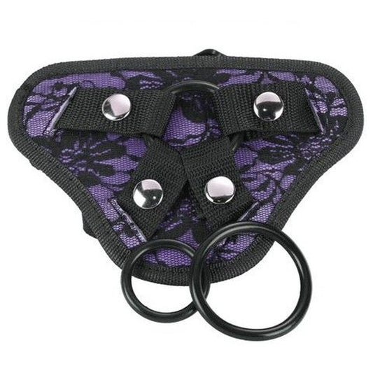 me you us lace harness with bullet pocket