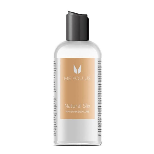 me you us natural slix water based lube 100ml