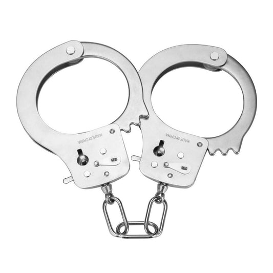 me you us premium heavy duty metal bondage handcuffs