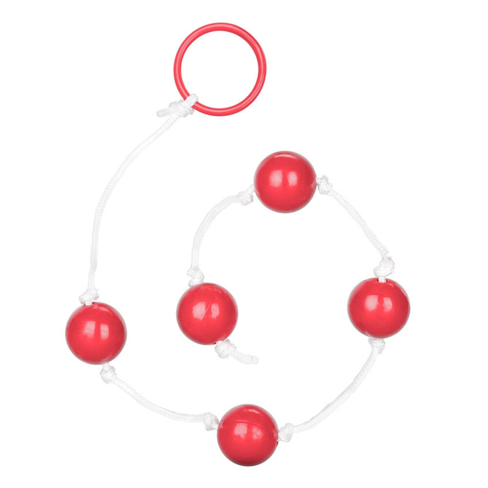 medium pleasure anal beads assorted colours