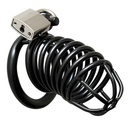 metal male chastity device with padlock