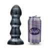 Jet Black Jack Large Ribbed Butt Plug 7 inches