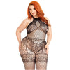 Leg Avenue Seamless Halter Bodystocking Plus Size