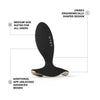 LELO Surfer 2 Unisex Anal Vibrating Plug Black