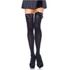Leg Avenue Nylon Thigh Highs with Bow