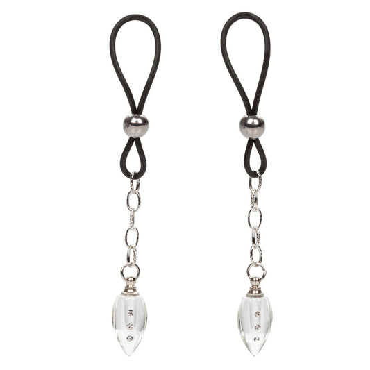nipple play nonpiercing nipple jewellery crystal teardrop