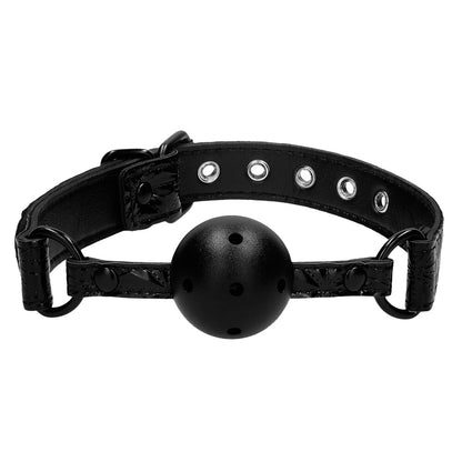 ouch breathable luxury black ball gag