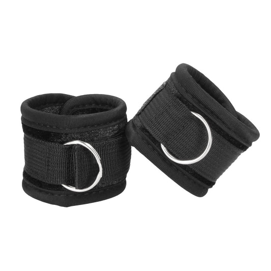 ouch velvet and velcro wrist cuffs