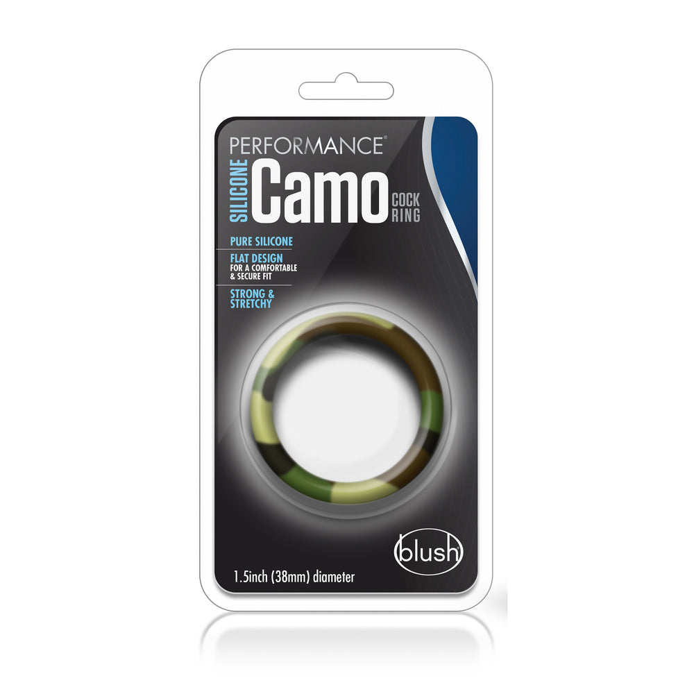 performance green camo cock ring