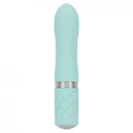 pillow talk flirty rechargeable bullet teal
