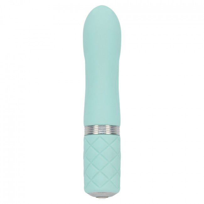 pillow talk flirty rechargeable bullet teal