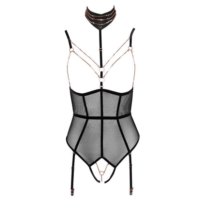 premium abierta fina body with chains