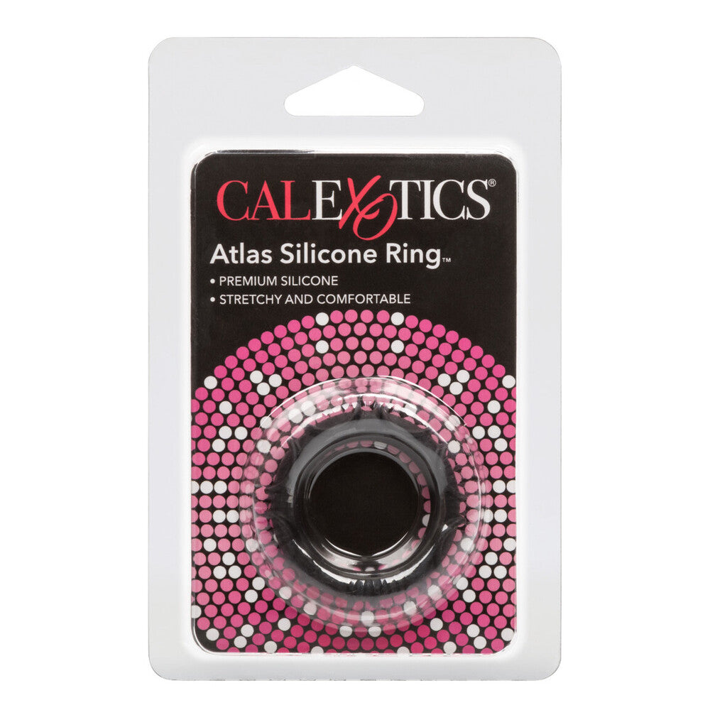 premium atlas silicone cock ring black